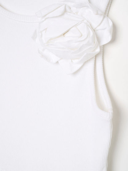 Angel & Rocket White Jess Crochet Flower Dress image 7