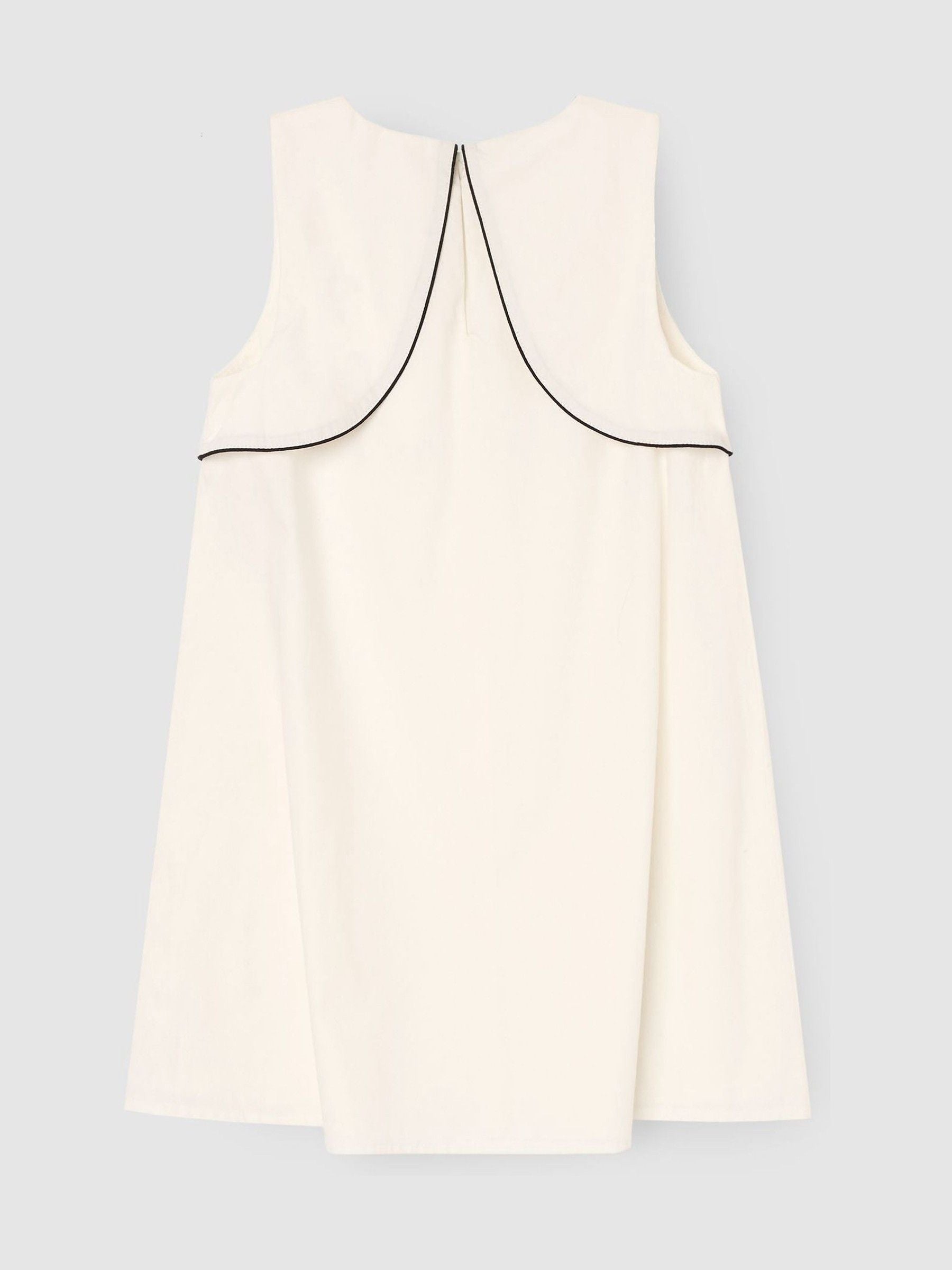 Angel & Rocket White Lizzie Bow Detail Dress image 7