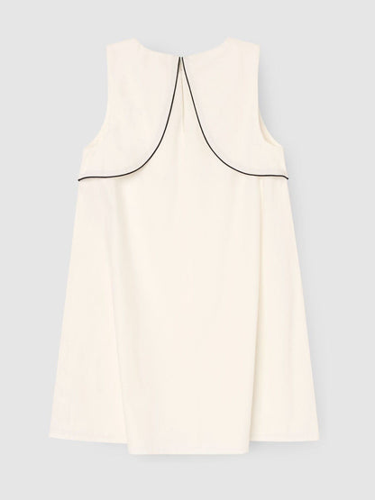 Angel & Rocket White Lizzie Bow Detail Dress image 7