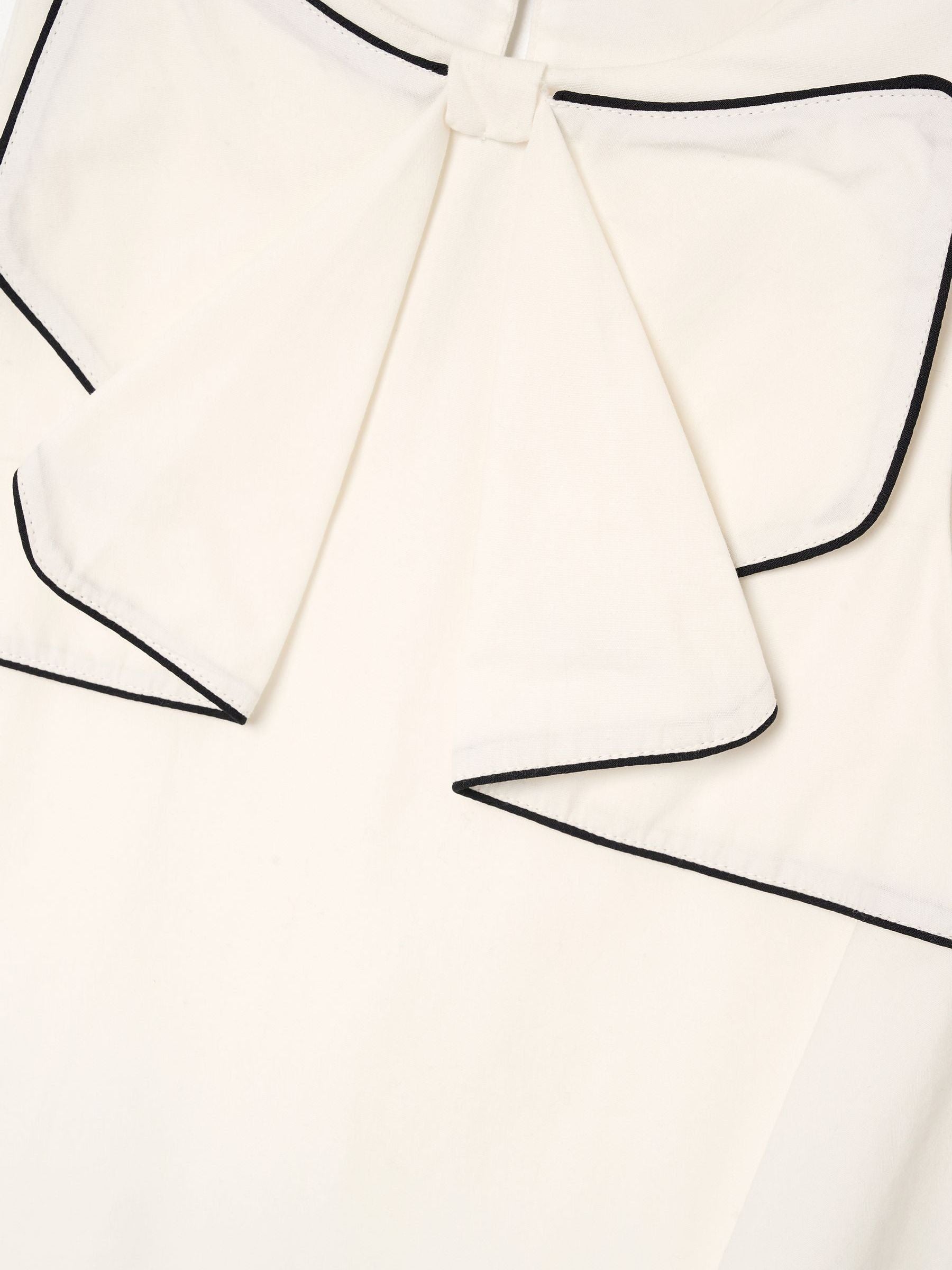 Angel & Rocket White Lizzie Bow Detail Dress image 8