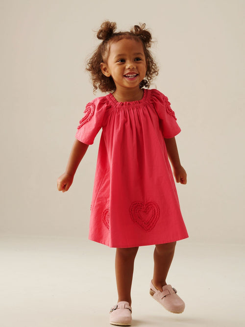 Dsiney Kidz - Angel & Rocket Pink Lori Heart Frill Swing Dress image 1