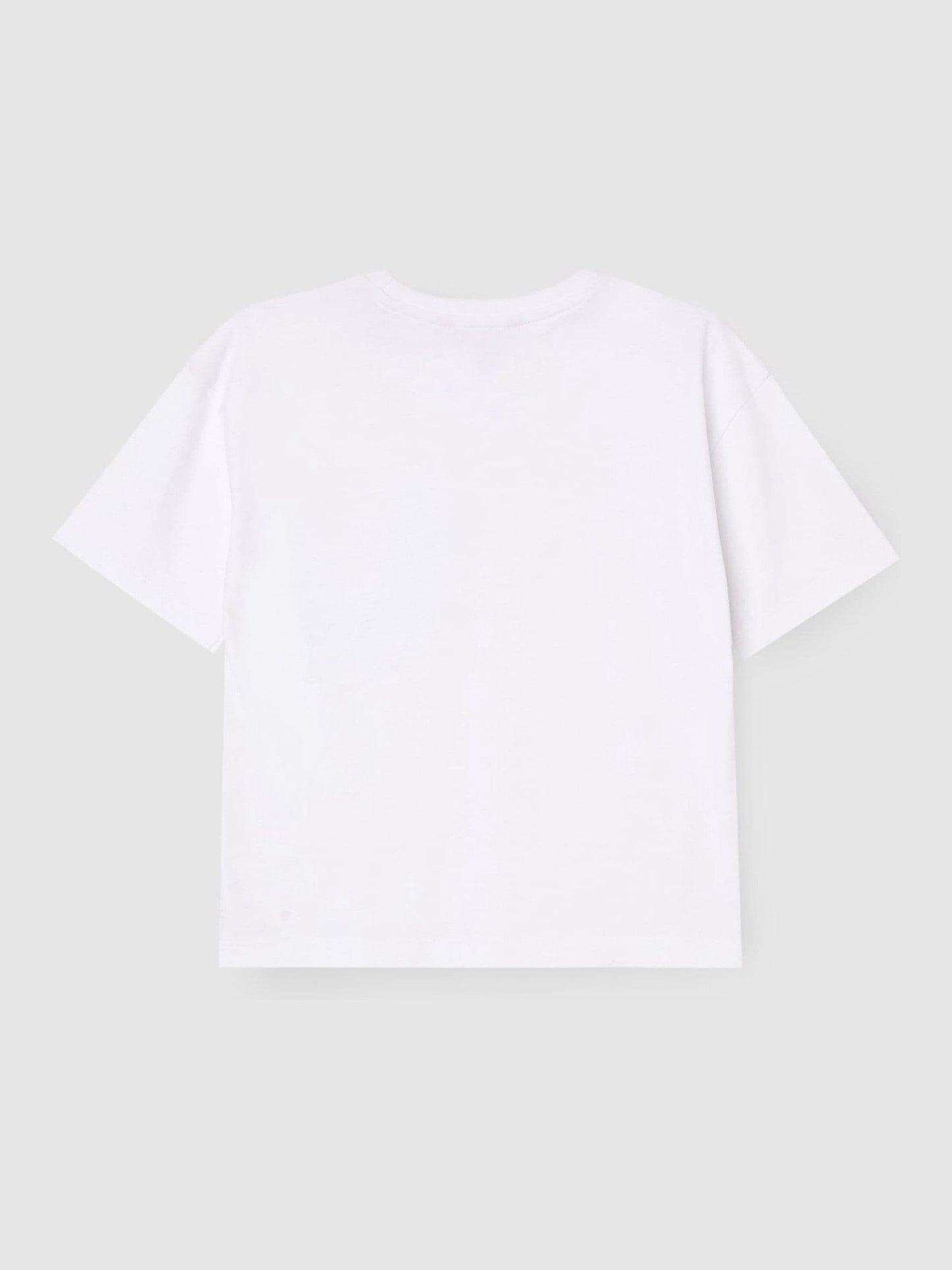 Dsiney Kidz - Angel & Rocket White Lacey Frill Pocket Oversized T-Shirt image 5