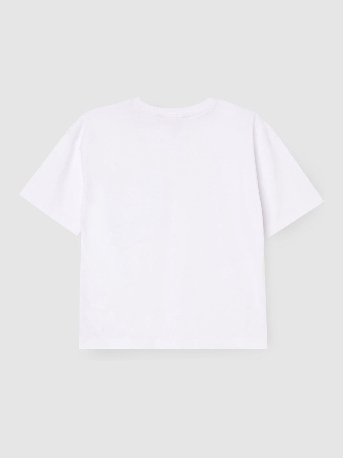 Dsiney Kidz - Angel & Rocket White Lacey Frill Pocket Oversized T-Shirt image 5