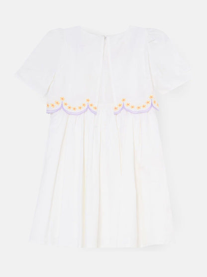 Angel & Rocket White Gabby Floral Embroidered Dress image 6