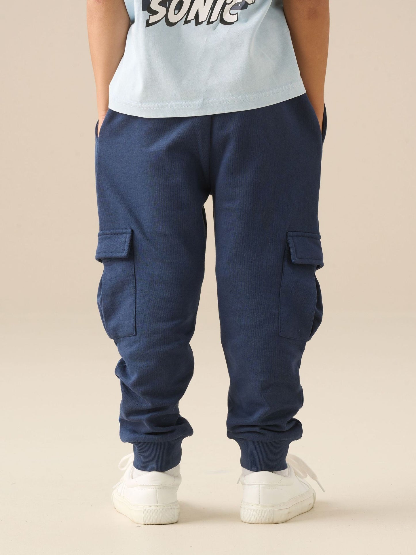 Dsiney Kidz - Angel & Rocket Blue Sonic Cargo Joggers image 2