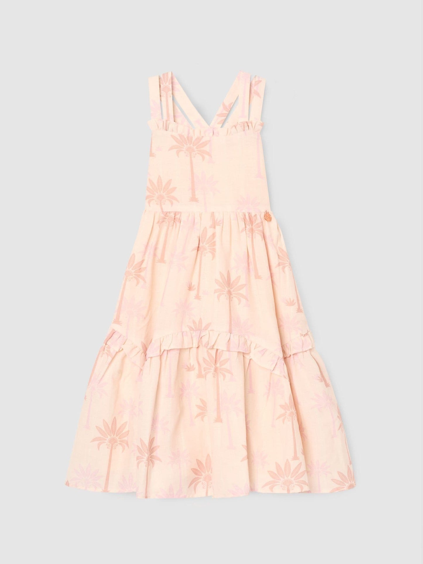 Angel & Rocket Natural Lettie Printed Floral Dress image 4