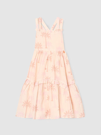 Angel & Rocket Natural Lettie Printed Floral Dress image 4