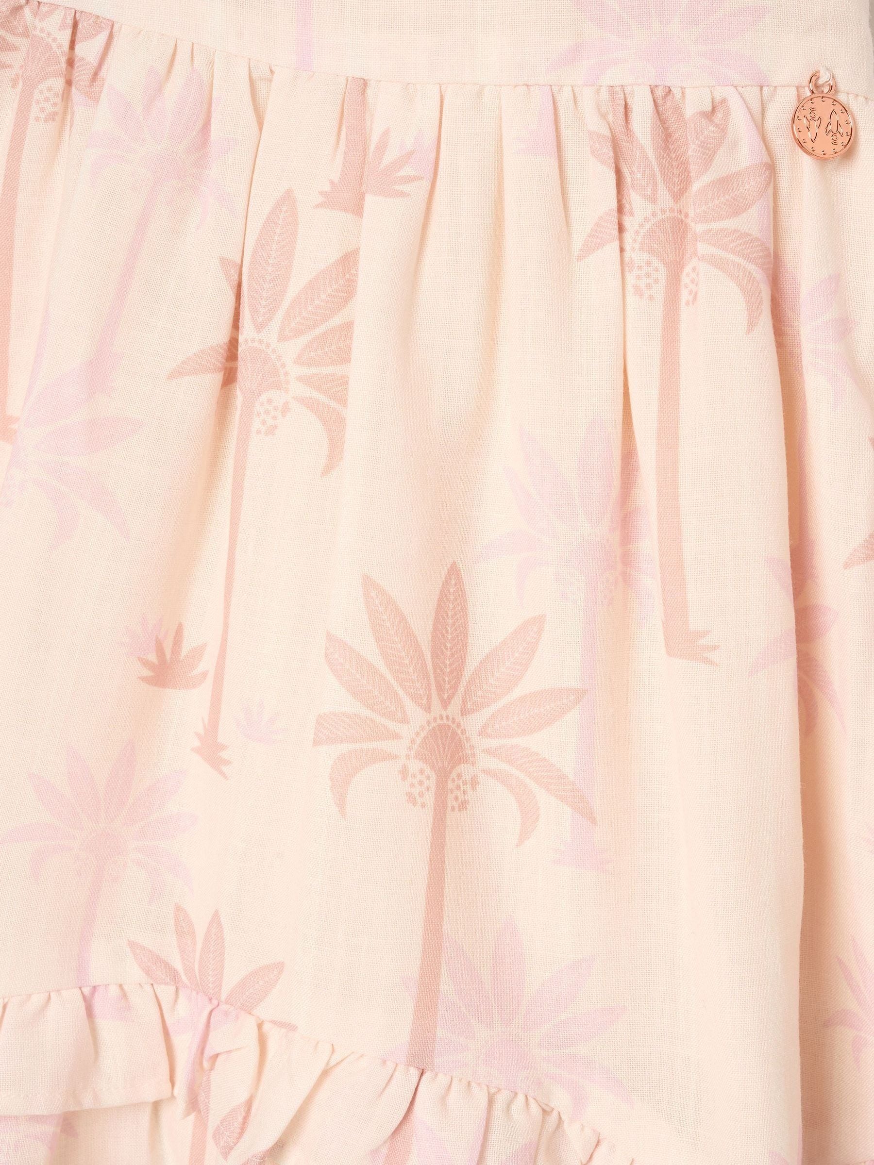 Angel & Rocket Natural Lettie Printed Floral Dress image 6