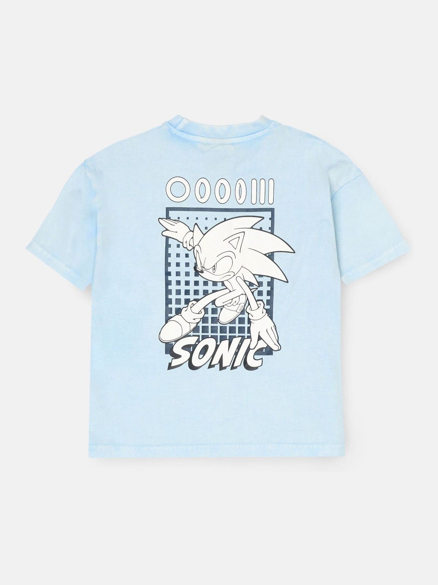 Dsiney Kidz - Angel & Rocket Blue Sonic Oversized Washed T-Shirt image 5