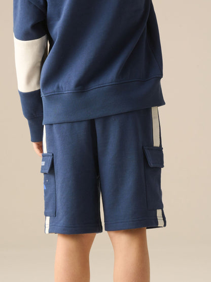 Dsiney Kidz - Angel & Rocket Blue Sonic Side Stripe Shorts image 2