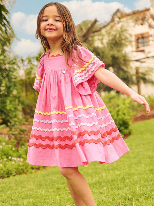 Dsiney Kidz - Angel & Rocket Pink Electra Ric Rac Dress image 1