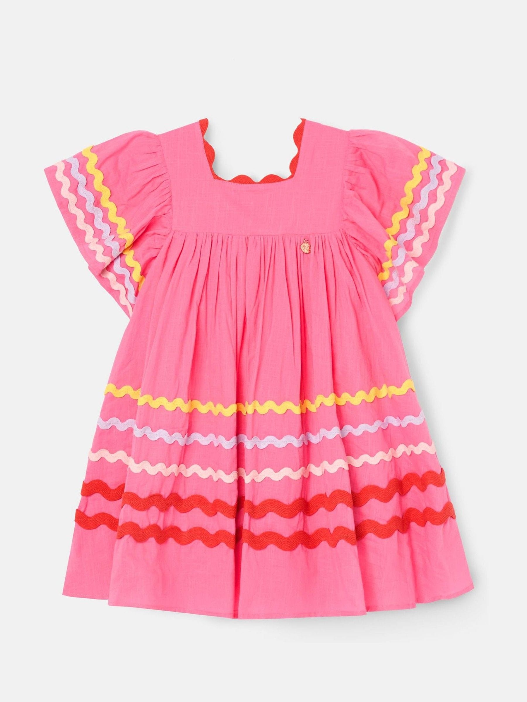 Angel & Rocket Pink Electra Ric Rac Dress image 7