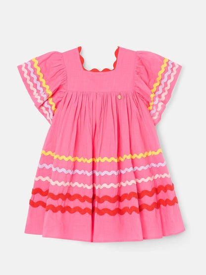Angel & Rocket Pink Electra Ric Rac Dress image 7