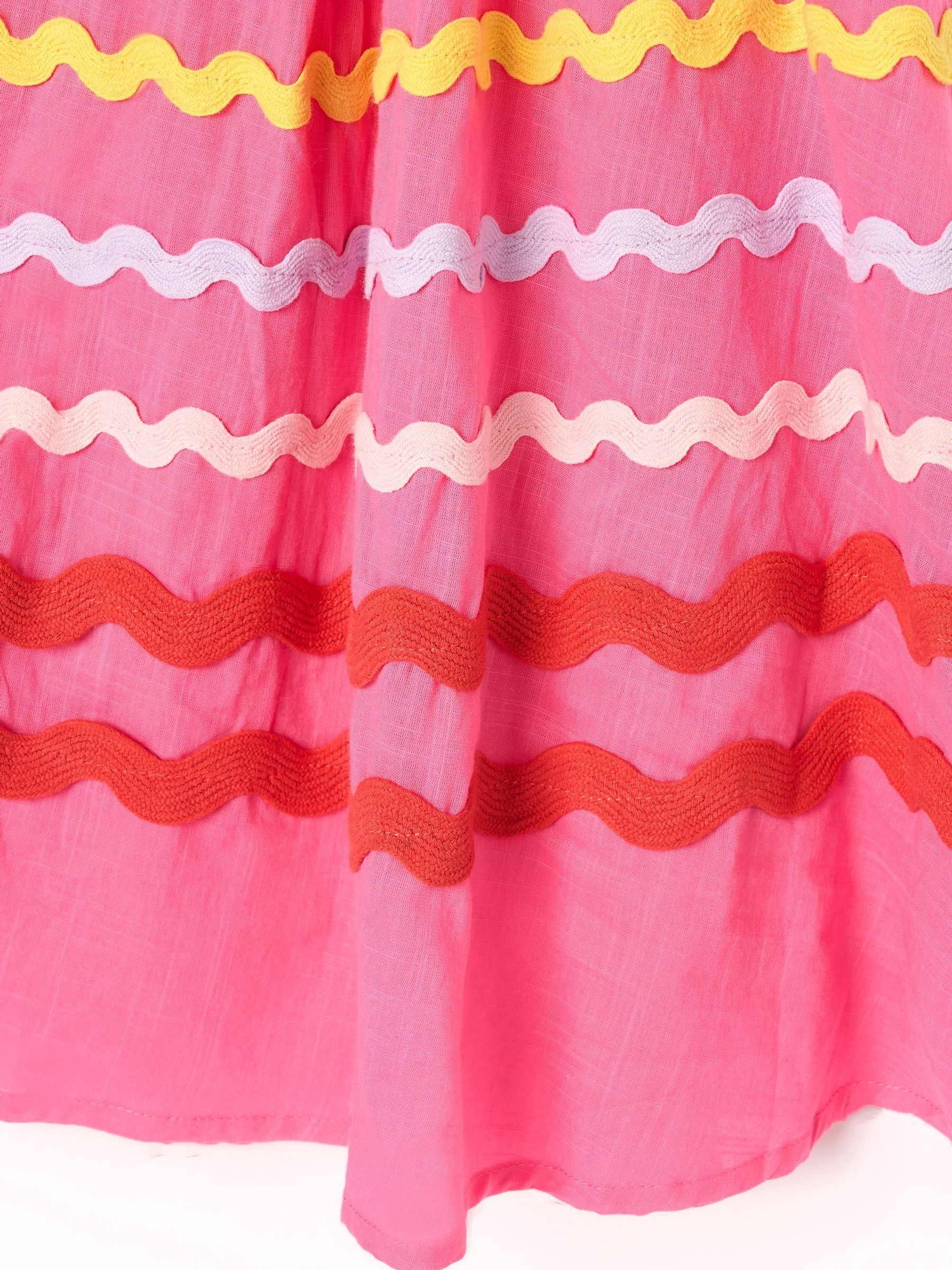 Angel & Rocket Pink Electra Ric Rac Dress image 9