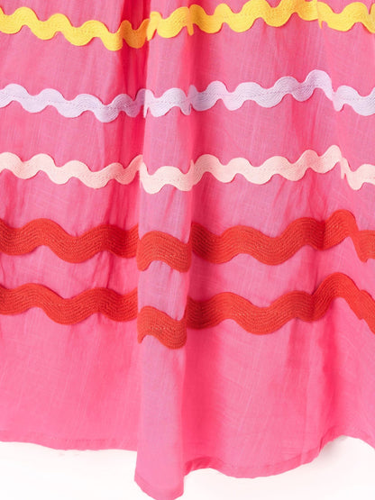 Angel & Rocket Pink Electra Ric Rac Dress image 9