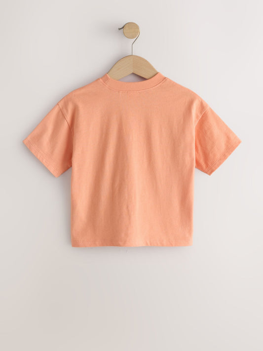 Dsiney Kidz - Orange Summer Short Sleeve T-Shirt (3mths-7yrs) image 2