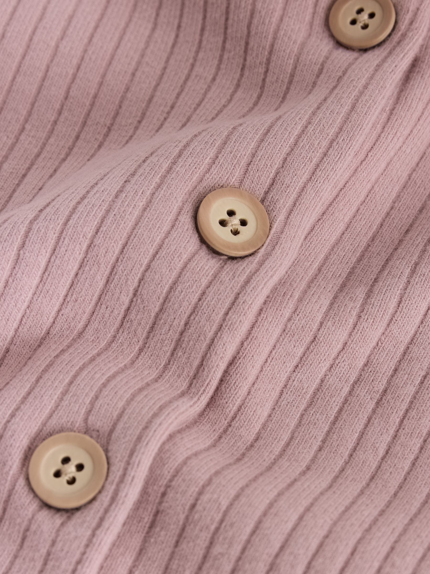 Dsiney Kidz - Pink Ribbed Raglan Cardigan and Wide Leg Trousers Set (3mths-7yrs) image 10