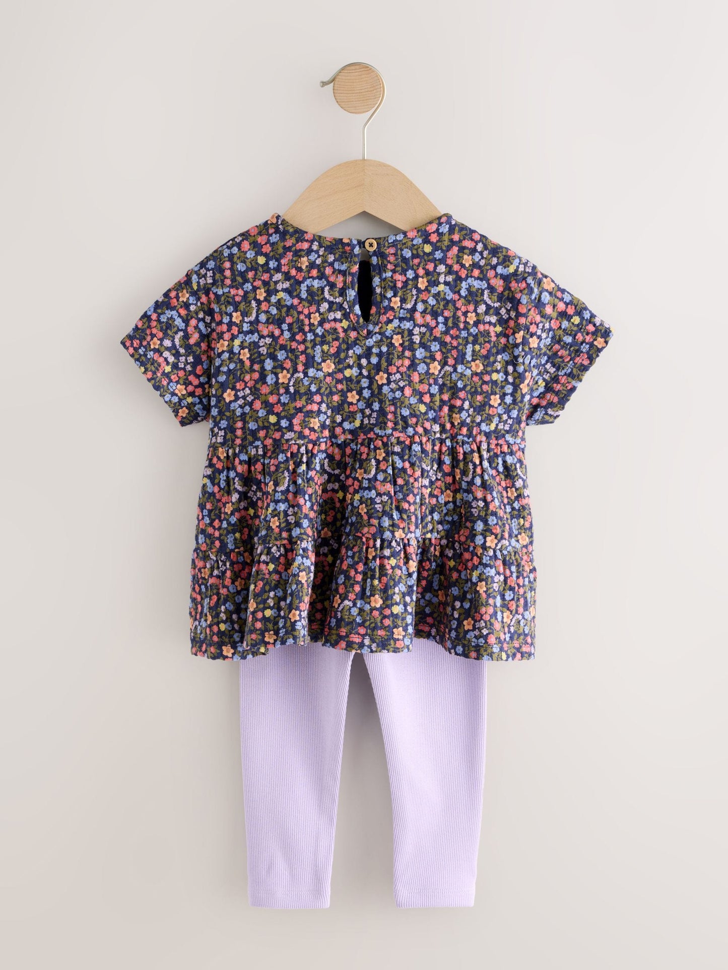 Navy Floral Top and Legging Set (3mths-7yrs) image 7