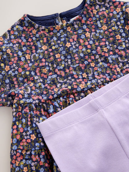 Navy Floral Top and Legging Set (3mths-7yrs) image 8