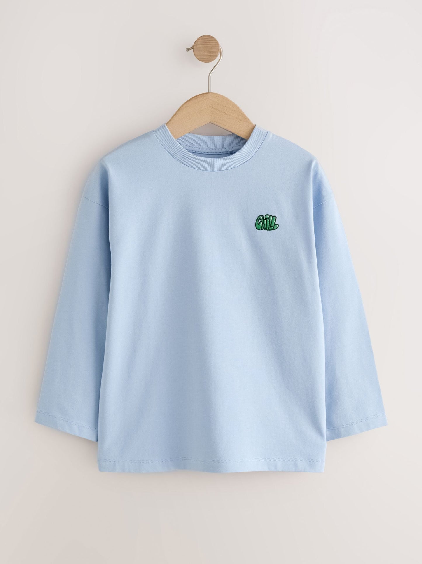Dsiney Kidz - Blue/Green/Charcoal Food Long Sleeve Relaxed Fit T-Shirts 4 Pack (3-16yrs) image 5