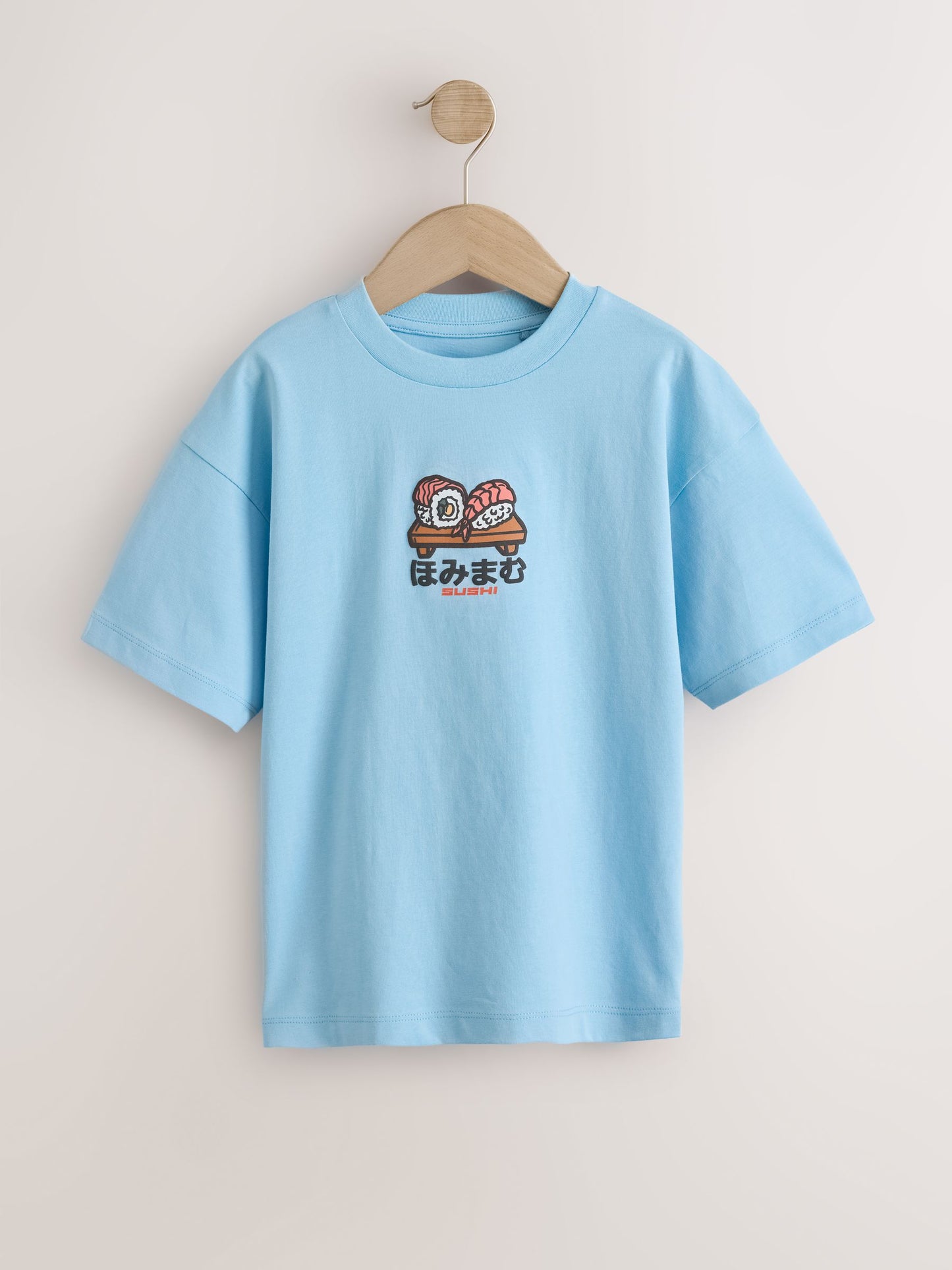 Dsiney Kidz - Blue/Cement/Rust Relaxed Fit Graphic Print Short Sleeve T-Shirts 3 Pack (3-16yrs) image 3