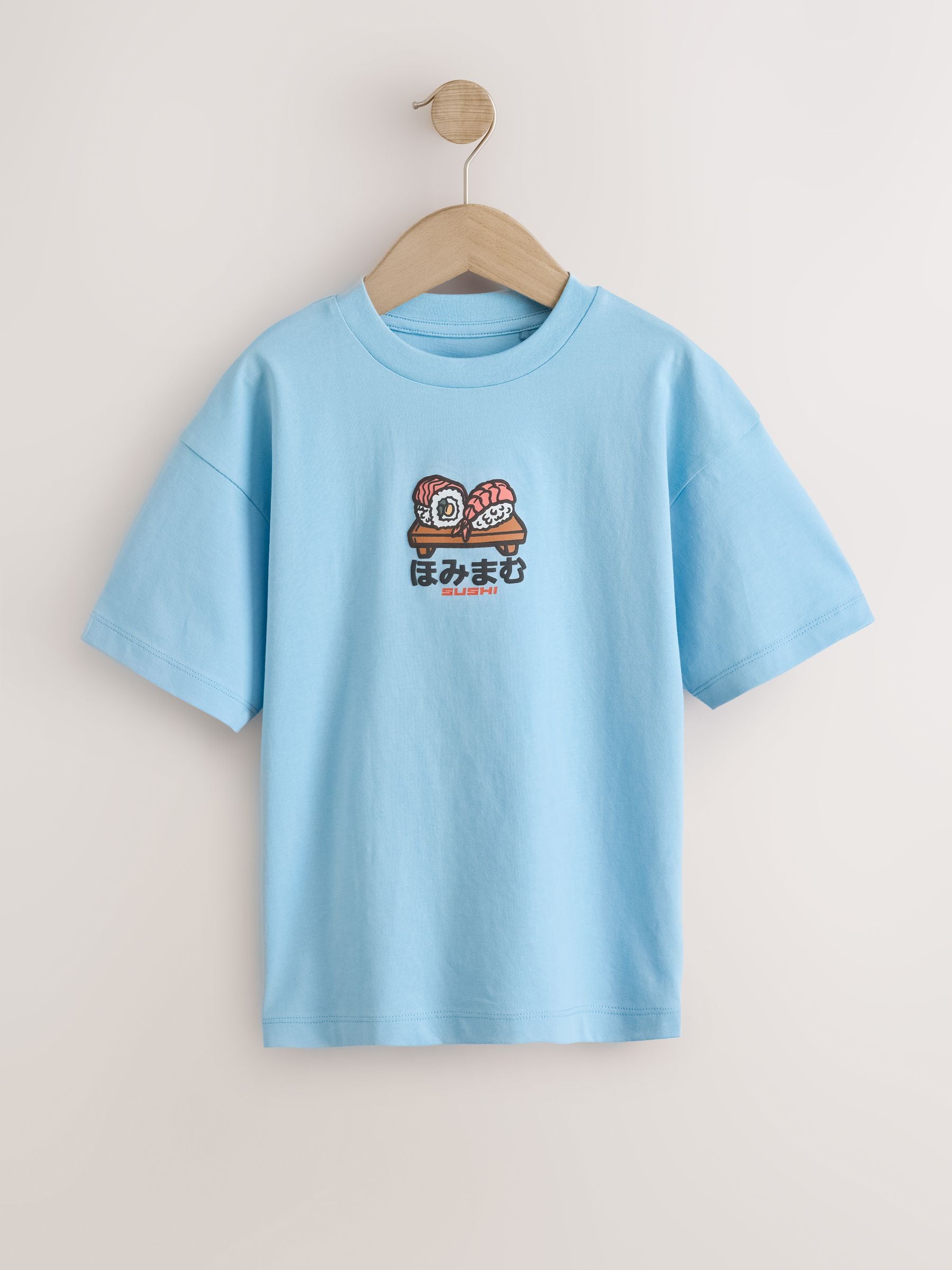 Dsiney Kidz - Blue/Cement/Rust Relaxed Fit Graphic Print Short Sleeve T-Shirts 3 Pack (3-16yrs) image 3