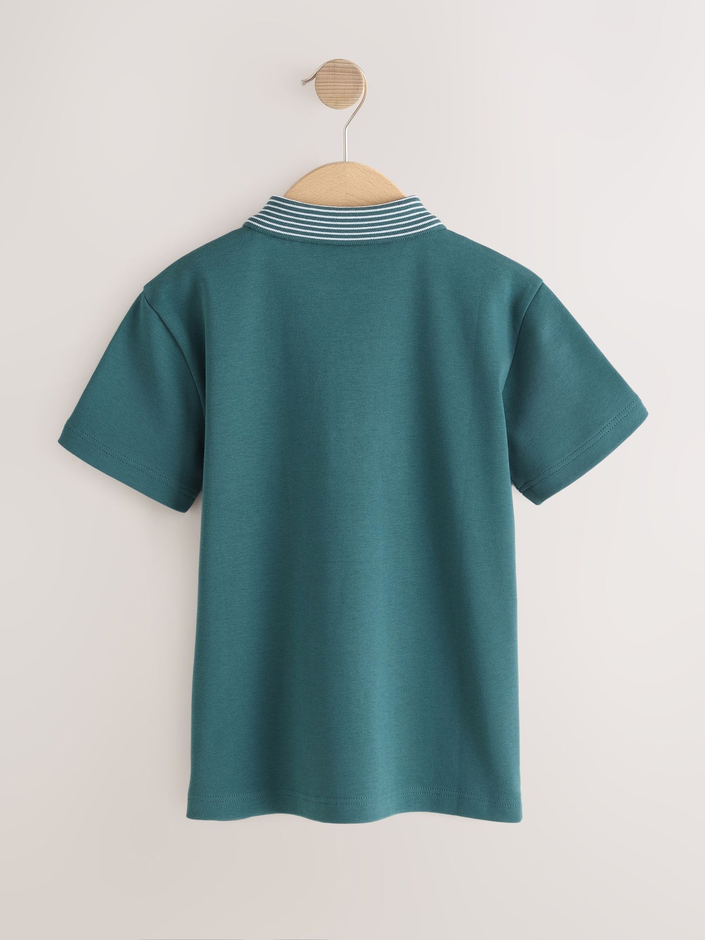 Dsiney Kidz - Green Zip Neck Short Sleeve Jersey Polo Shirt (3-16yrs) image 2