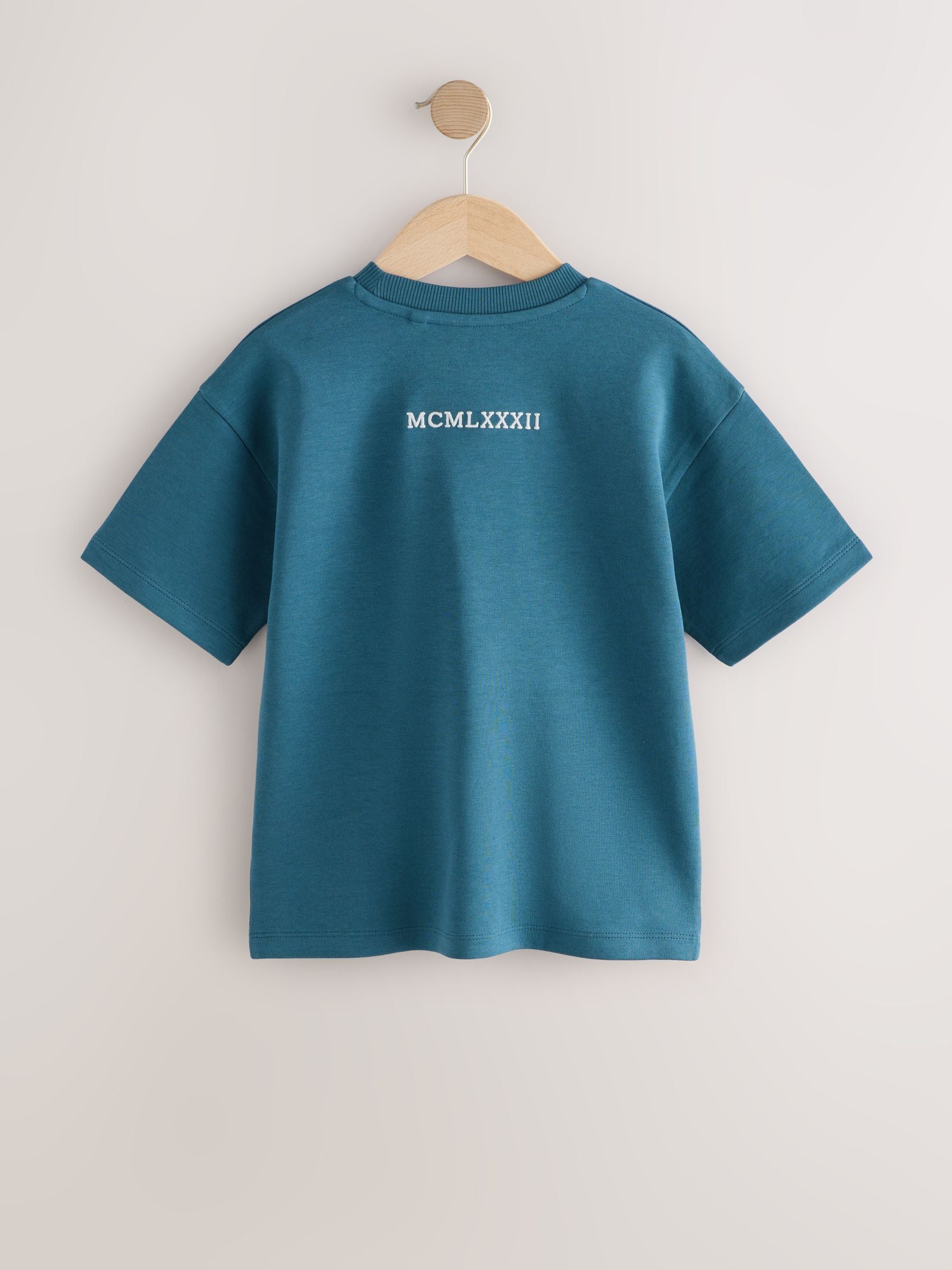 Dsiney Kidz - Teal Blue Graphic Heavyweight Short Sleeve T-Shirt (3-16yrs) image 2