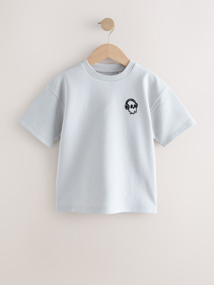 Dsiney Kidz - Grey Graphic Heavyweight Short Sleeve T-Shirt (3-16yrs) image 1