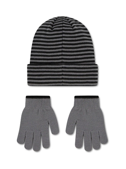 Nike Grey Nan Micro Stripe Peak Beanie Hat - image 2