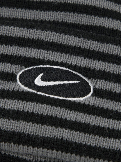 Nike Grey Nan Micro Stripe Peak Beanie Hat - image 3