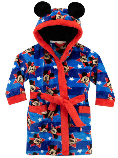 Character Blue Disney Mickey Mouse Dressing Gown image 1