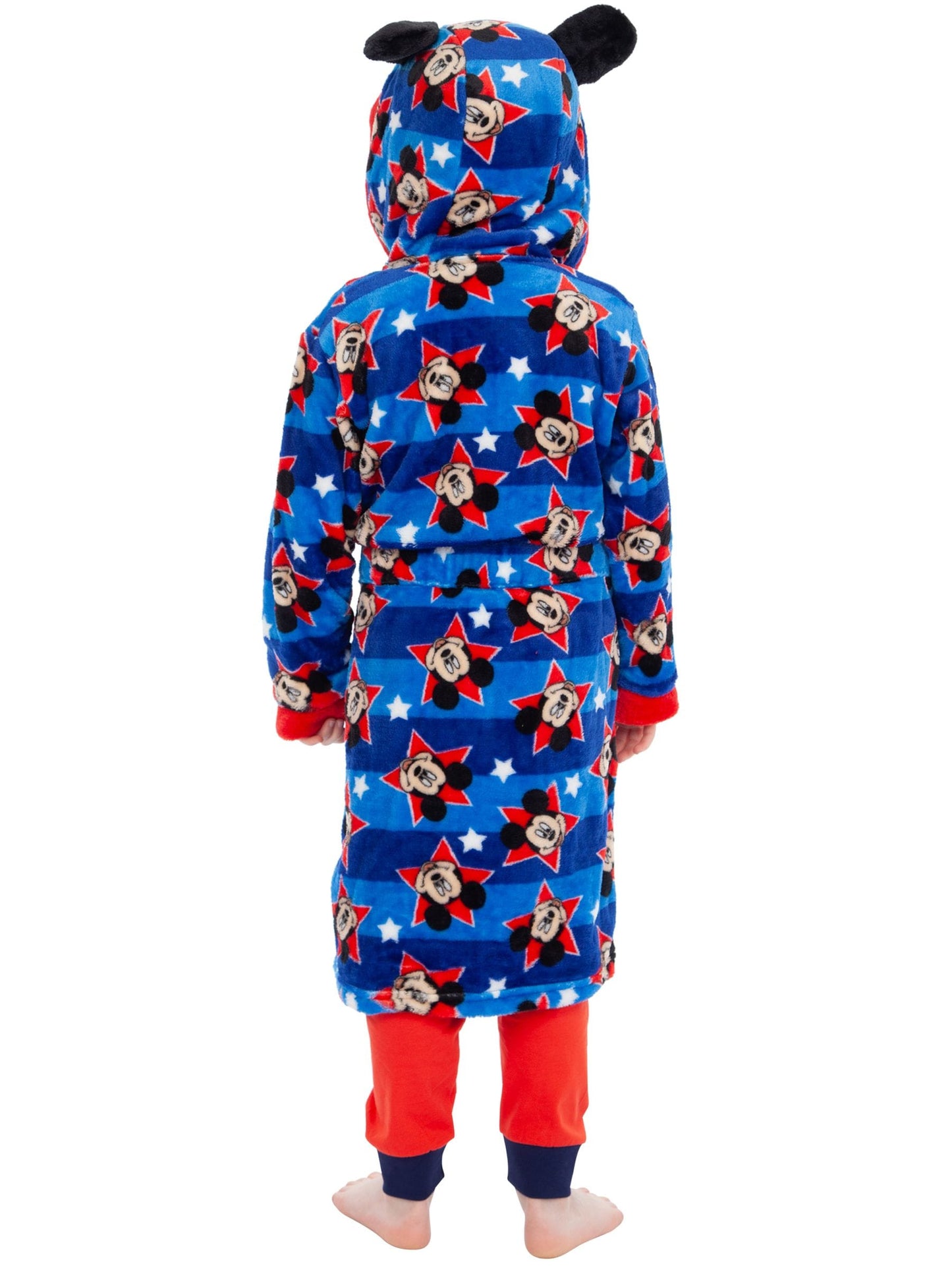 Character Blue Disney Mickey Mouse Dressing Gown image 4
