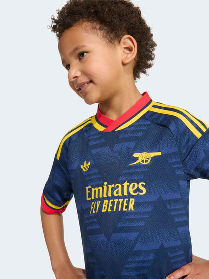 Dsiney Kidz - adidas Originals Navy Blue Arsenal Football Club Away Mini Top & Shorts Set image 4
