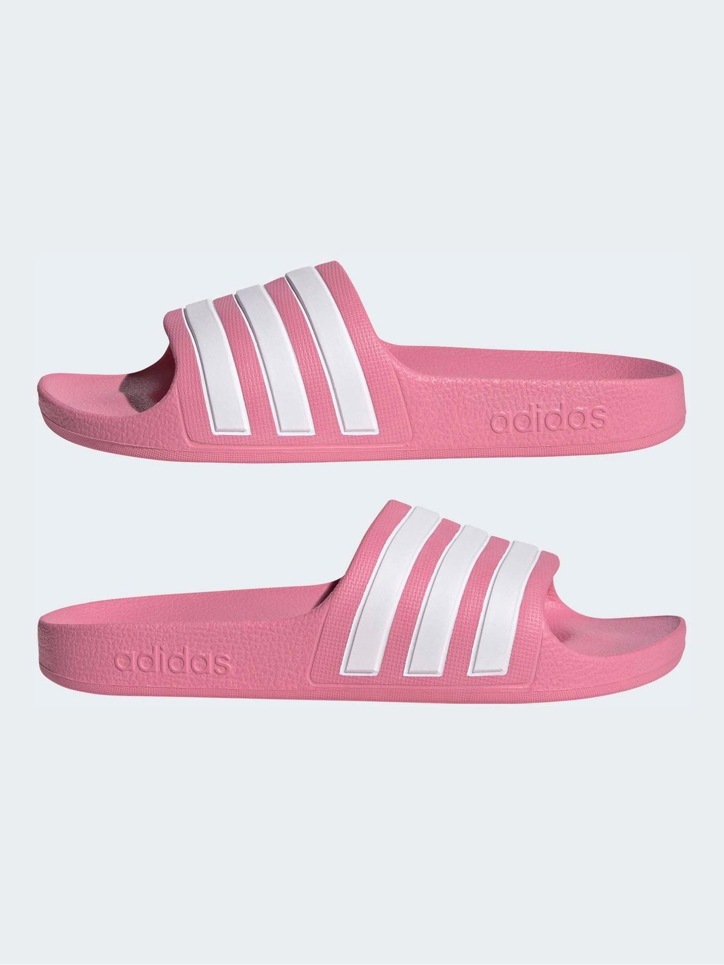 adidas Pink/White Adilette Kids Swim Sandals image 8