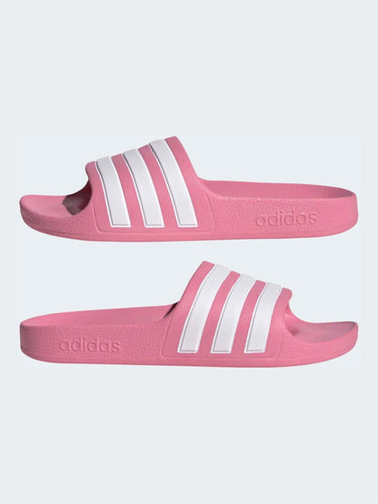 adidas Pink/White Adilette Kids Swim Sandals image 8