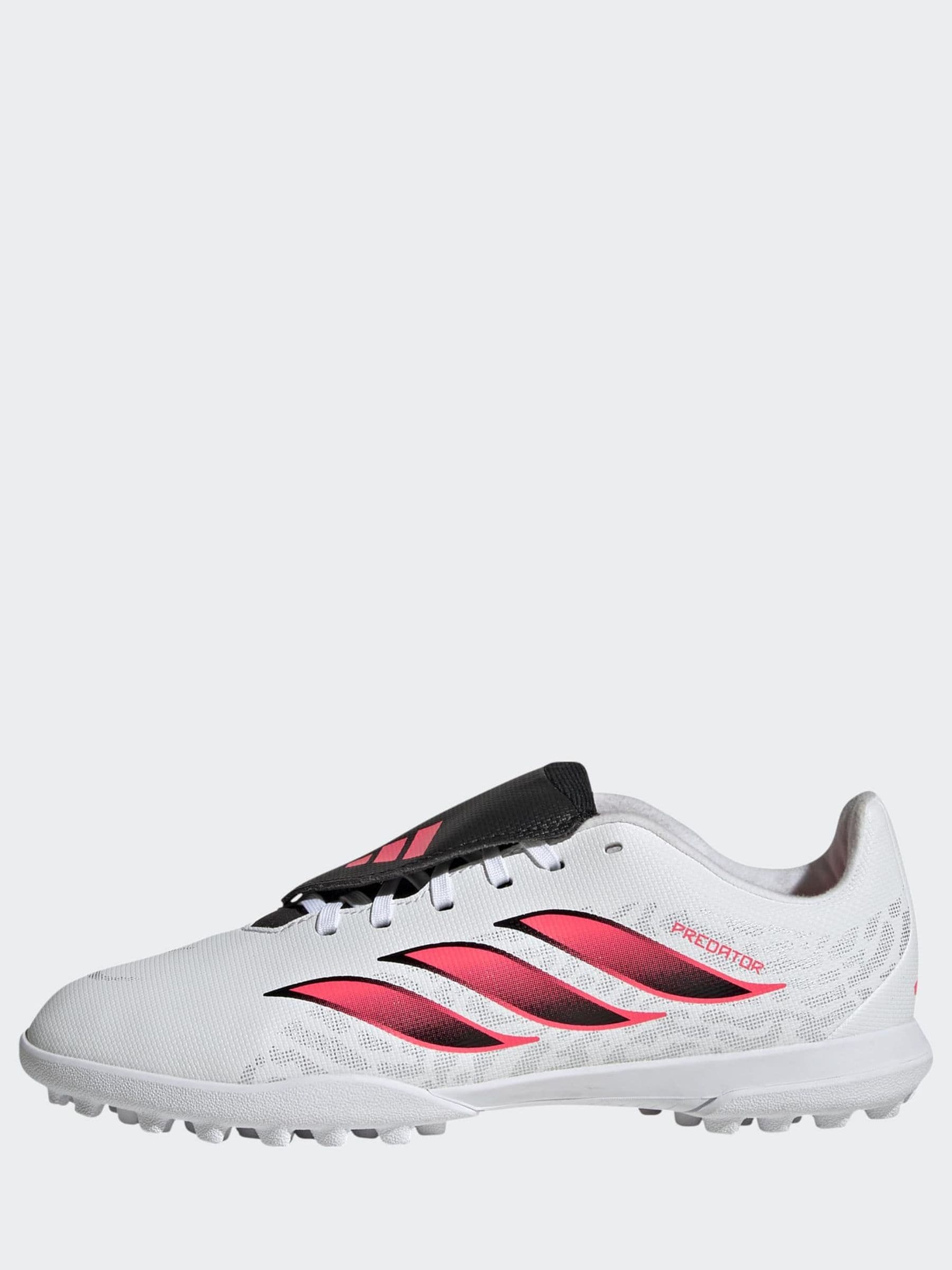 adidas White Predator Club Fold-over Tongue Turf Junior Football Boots image 11