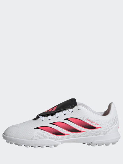 adidas White Predator Club Fold-over Tongue Turf Junior Football Boots image 11