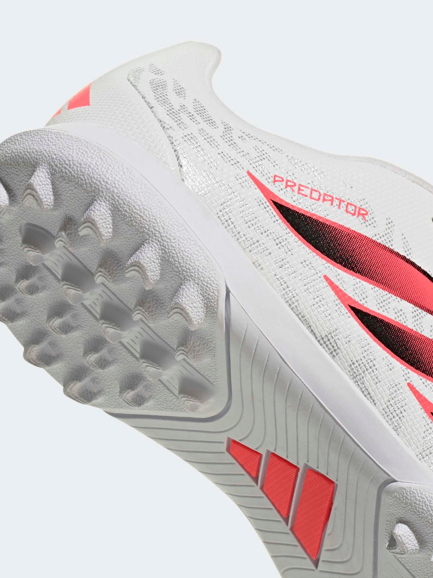 adidas White Predator Club Fold-over Tongue Turf Junior Football Boots image 7