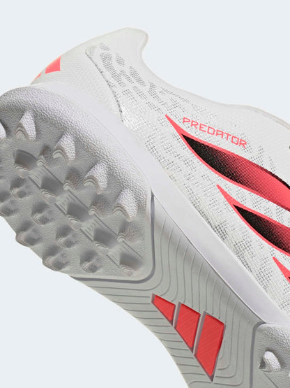 adidas White Predator Club Fold-over Tongue Turf Junior Football Boots image 7