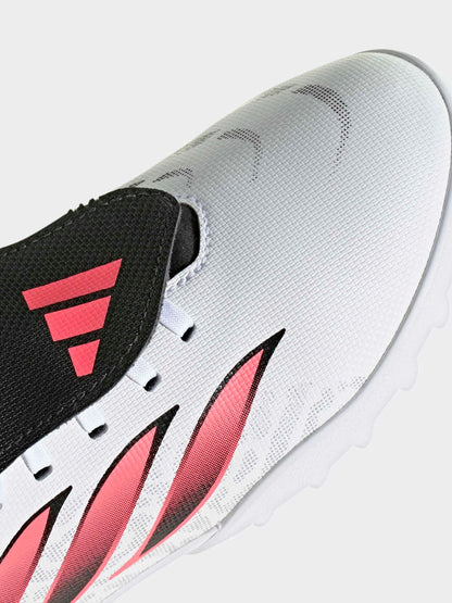 adidas White Predator Club Fold-over Tongue Turf Junior Football Boots image 8
