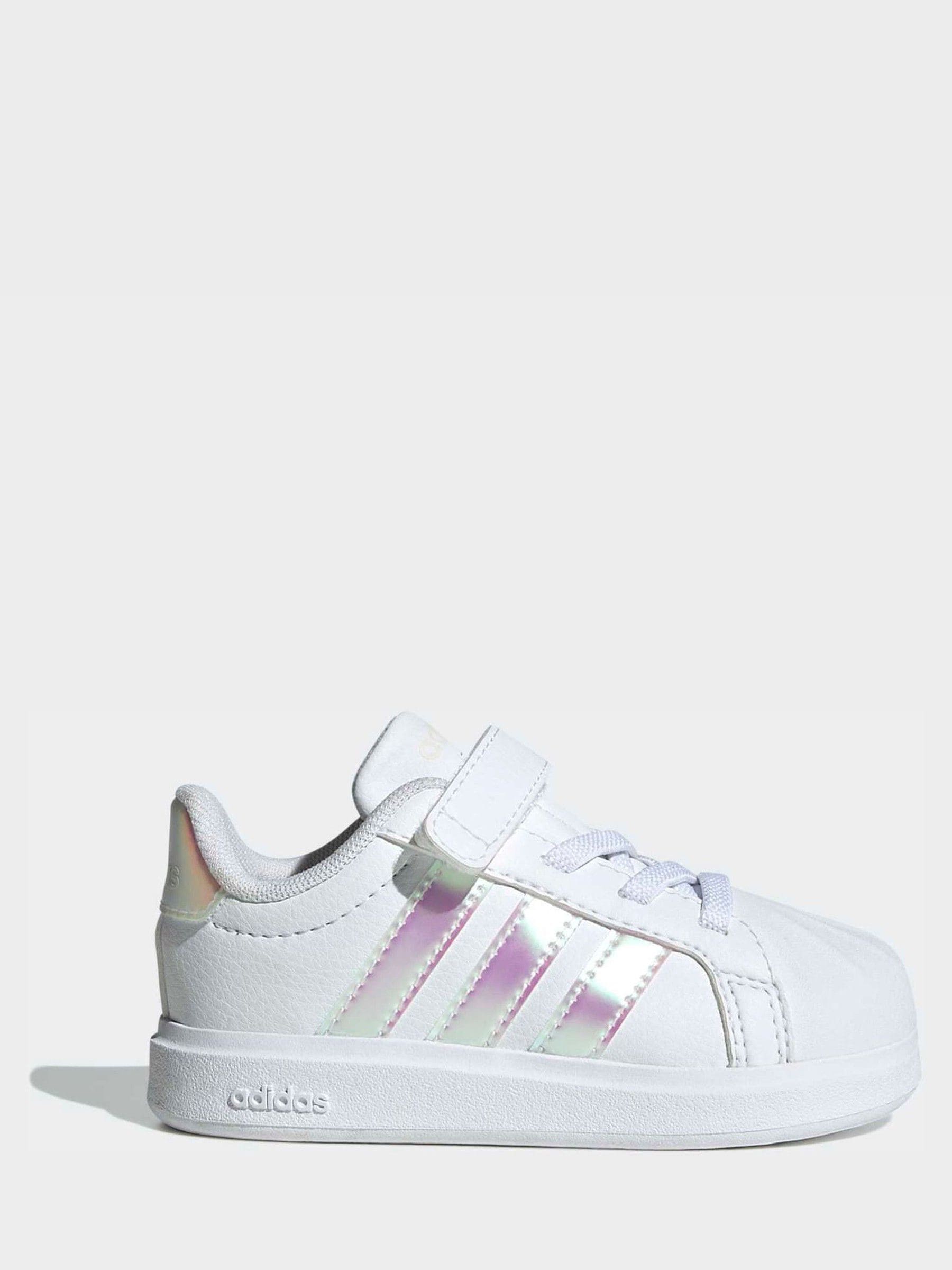 adidas White Street Talk Infant Trainers image 1