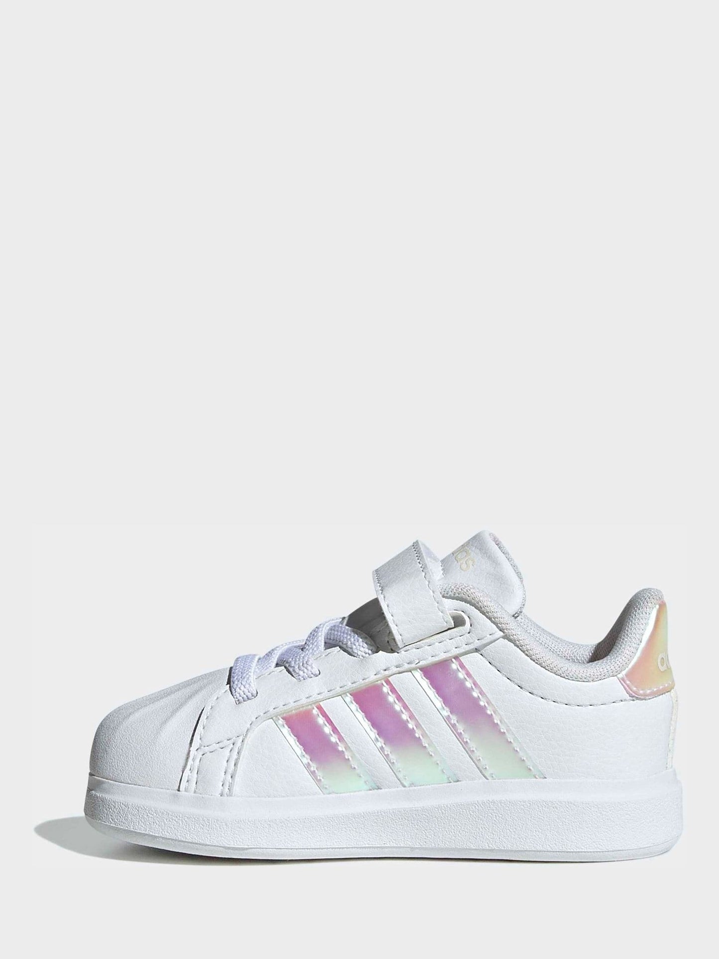 adidas White Street Talk Infant Trainers image 2