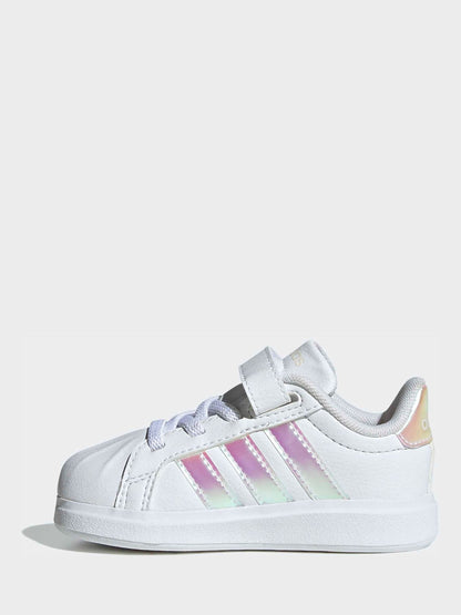 adidas White Street Talk Infant Trainers image 2