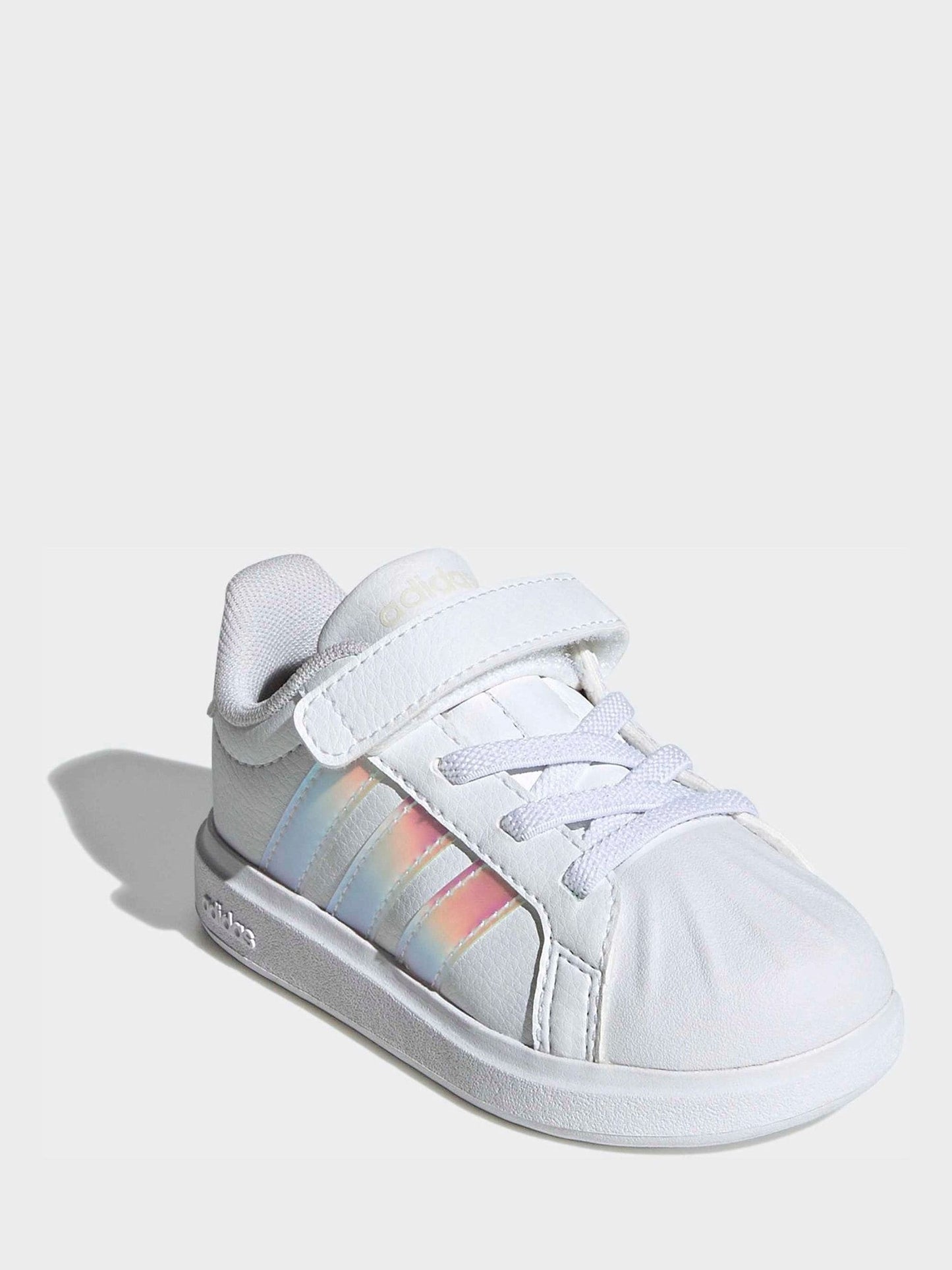 adidas White Street Talk Infant Trainers image 3
