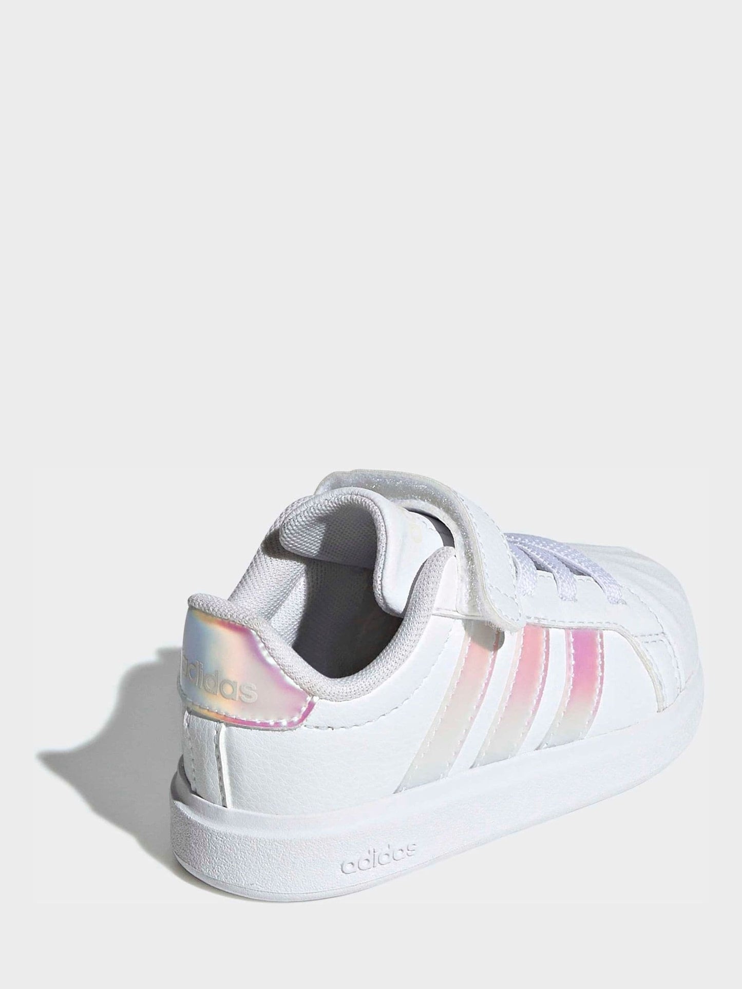 adidas White Street Talk Infant Trainers image 4