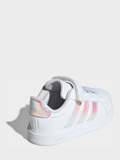 adidas White Street Talk Infant Trainers image 4