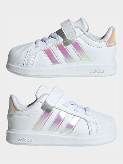 adidas White Street Talk Infant Trainers image 5