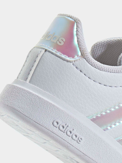 adidas White Street Talk Infant Trainers image 9