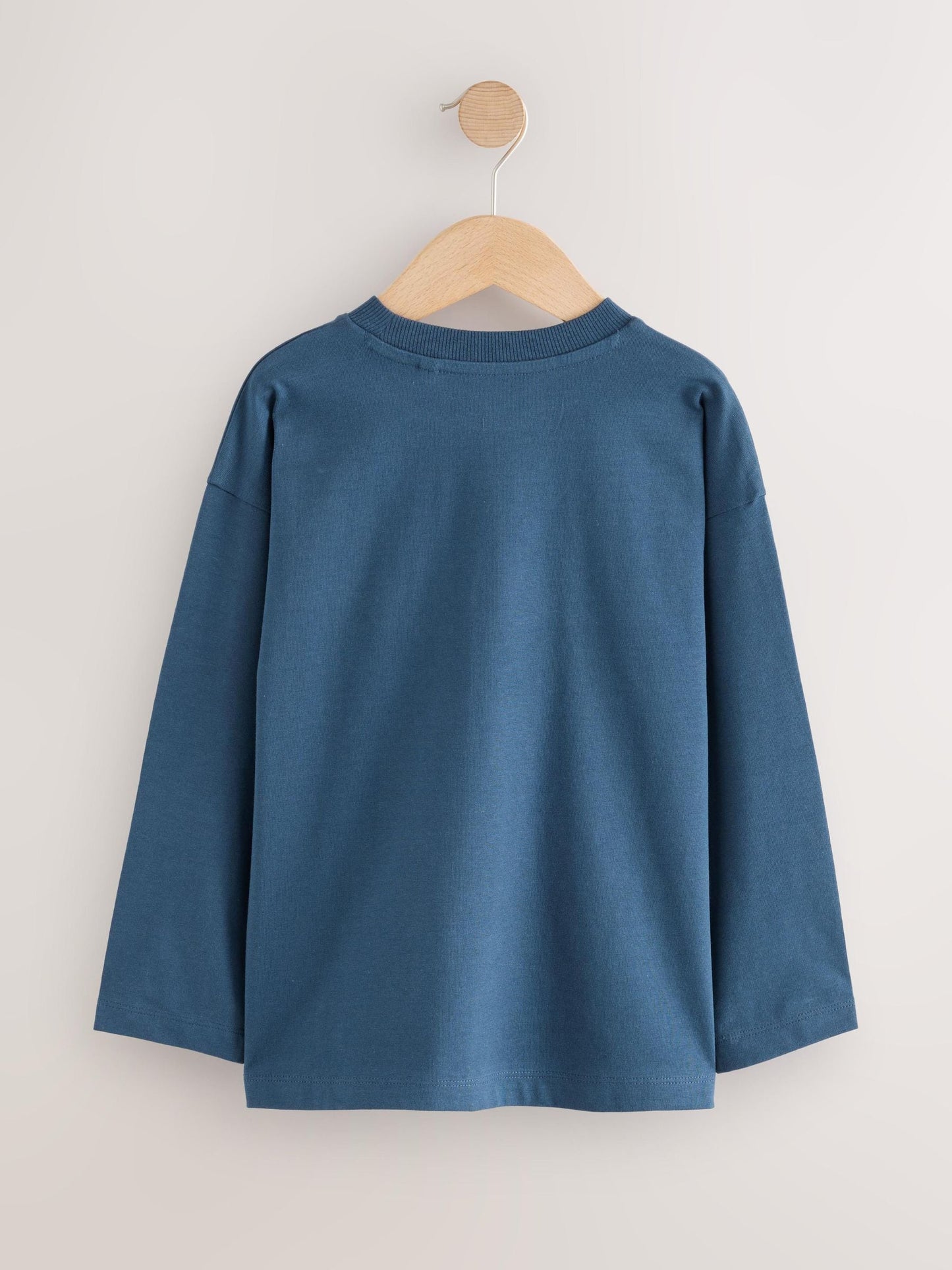 Dsiney Kidz - Navy Relaxed Fit Graphic Long Sleeve Cotton T-Shirt (3-16yrs) image 2